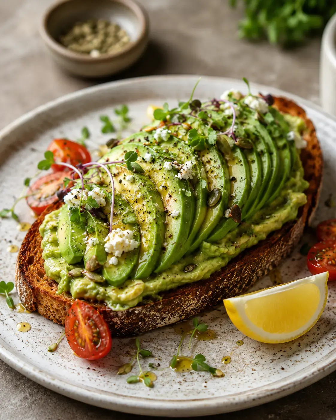 Tostada palta premium